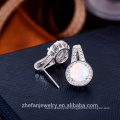 925 Sterling Silber Schmuck, Opal Ohrringe JWE2472B